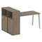 Метал Систем Стол письменный с шкафом-купе на А-образном м/к БА.РС-СШК-3.3 Т
