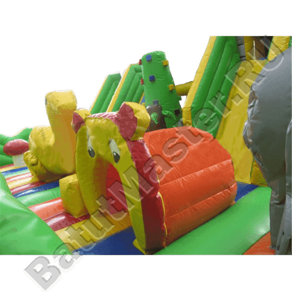 Большой надувной батут "Средневековье" 10*10*5 м