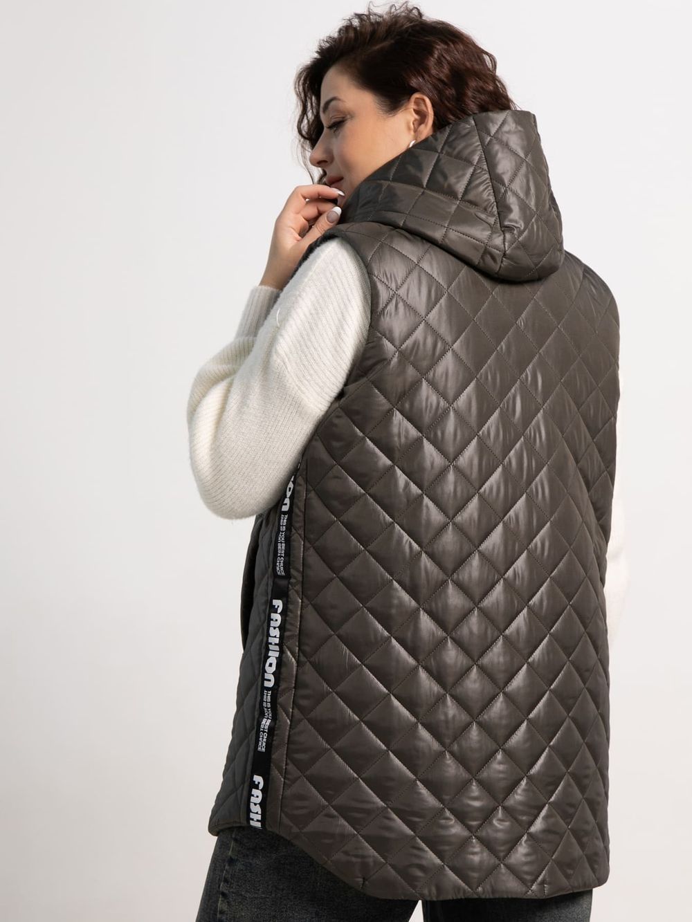 Жилет утепленный Фирменный стиль (хаки) Б15321-18М LT Collection