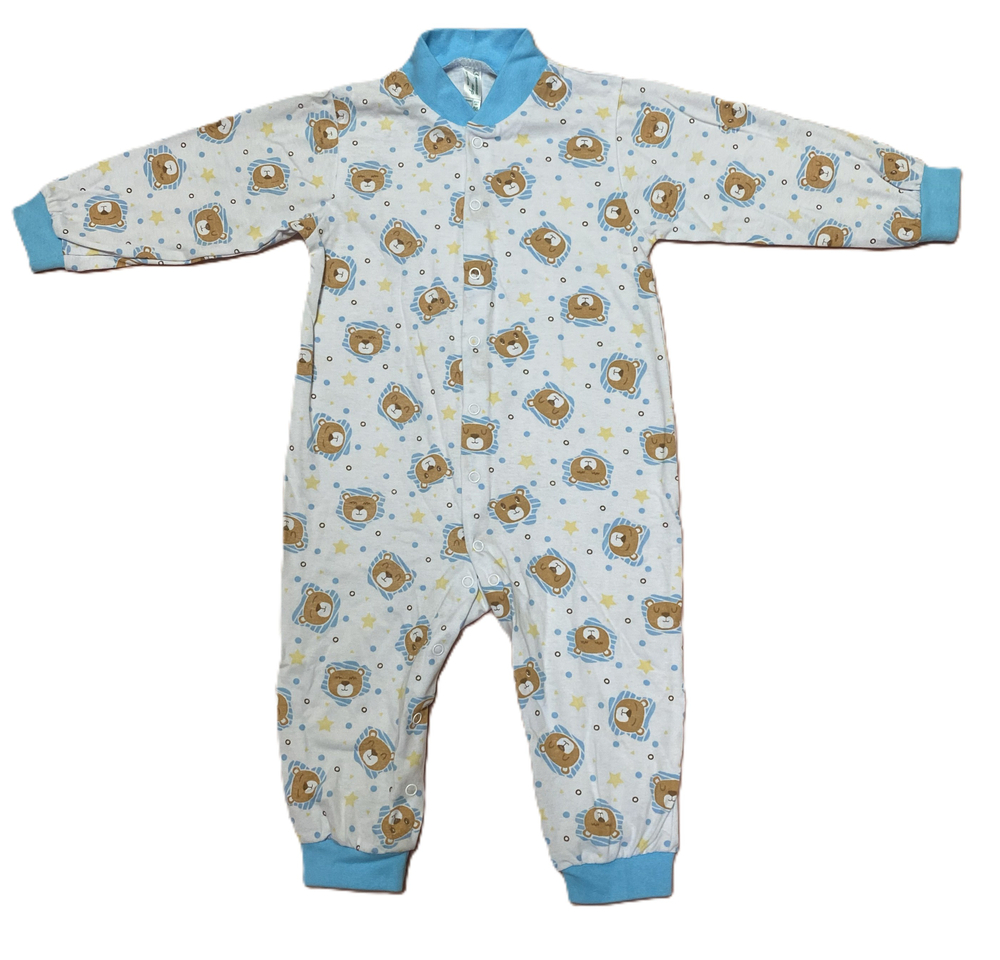 Комбинезон без ножек на кнопках из кулирки (100% хлопок) на рост 92 см