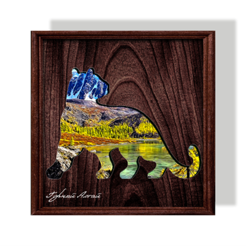 Магнит Anya stole it "Ирбис"