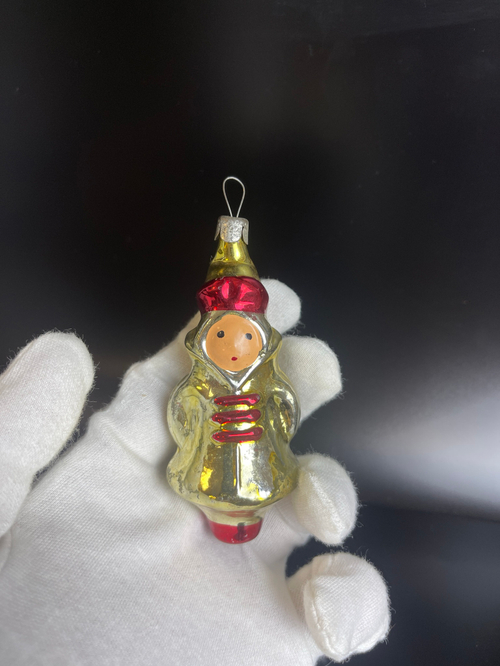 Ёлочная игрушка Иван Царевич, винтаж, стекло, СССР 1950-1980 гг