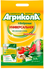 Удобрение органическое натуральное АГРИКОЛА professional универсальное 2,5 кг