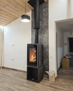 Печь-Камин АСТОВ КУБ (ПК 4581) (КАМ. НА ДРОВНИКЕ)