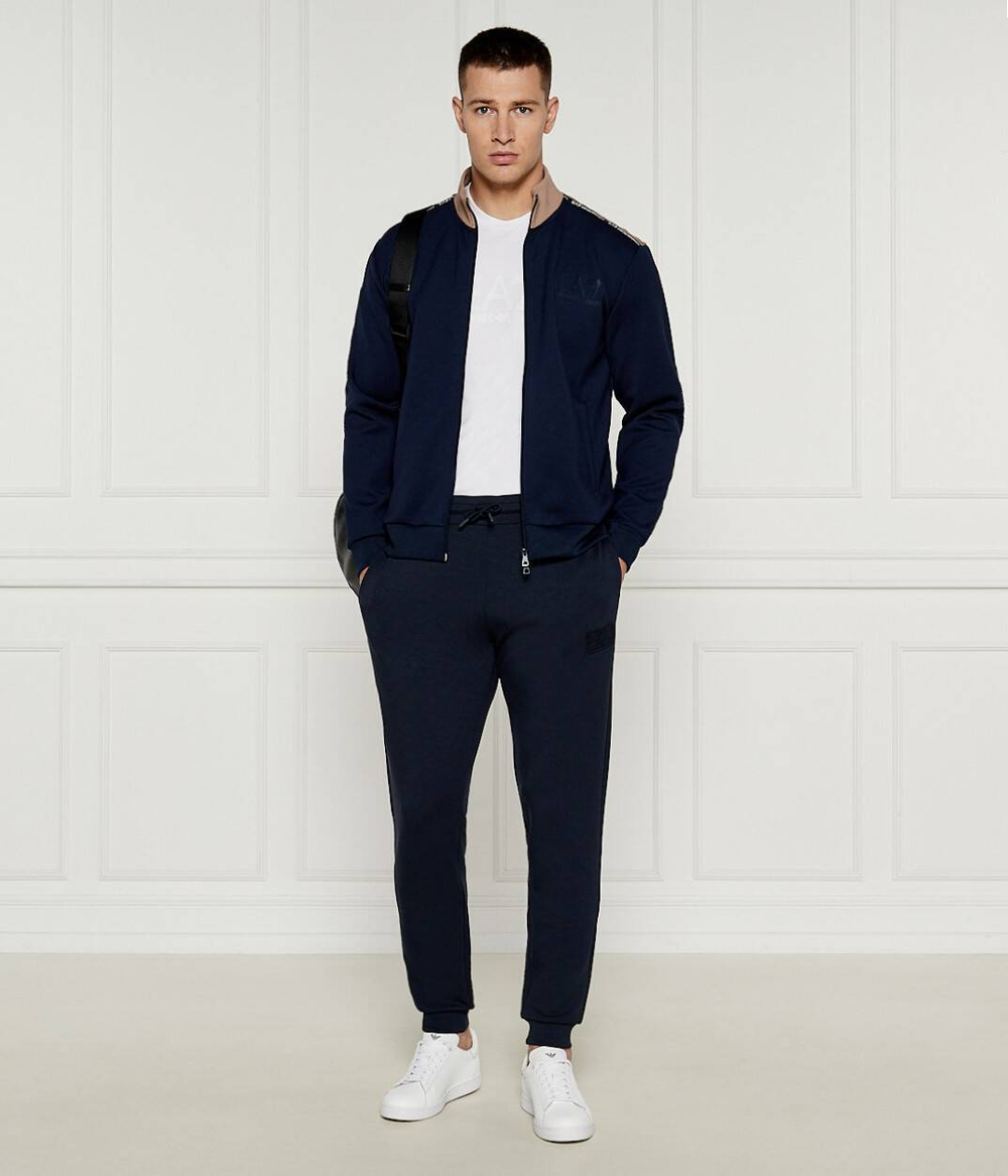 Худые EA7 - темно-синий(6DPM04 PJZZZ)