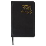 Ежедневник датированный 2022 А5 138x213 мм BRAUBERG "Chameleon", под кожу, черный/желтый, 112824