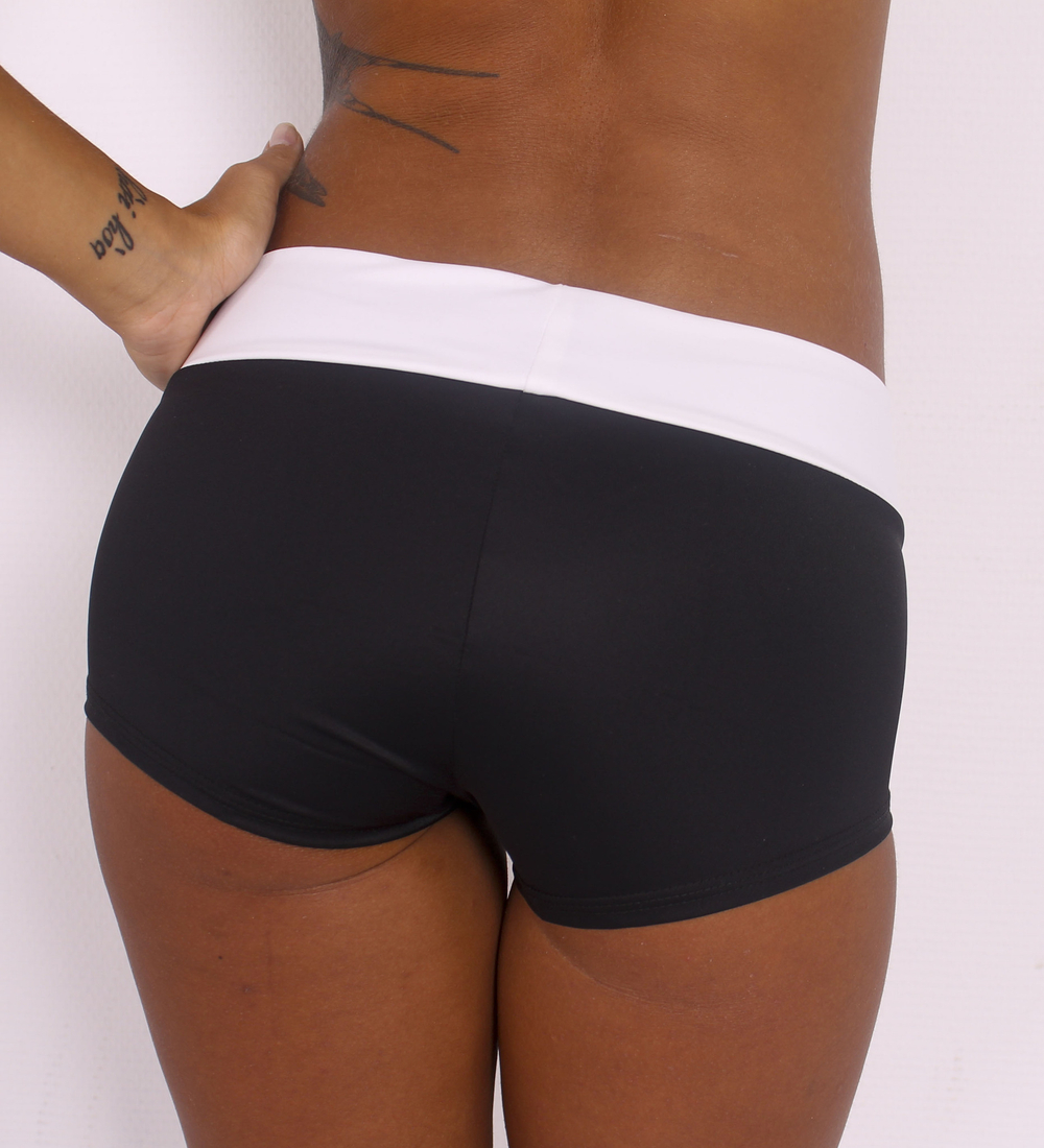 Шорты Maxi Fit, Черный/Белый