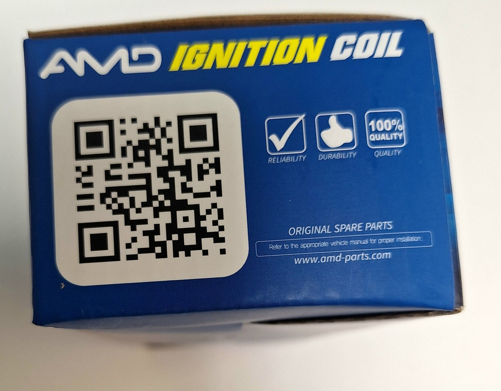 429_ Катушка зажигания Amd арт. AMD.EL435 ш/к 8801735018351