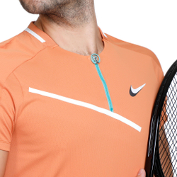 Мужское теннисное поло Nike Court Slam Polo Men - Orange, Multicoloured