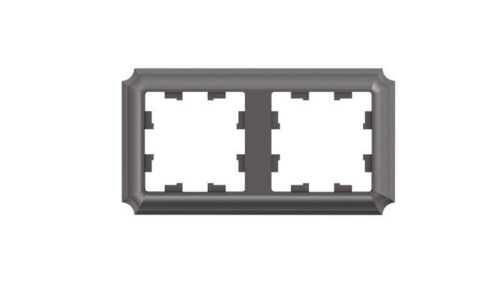 Рамка 2-м AtlasDesign Antique универс. мокко SE ATN100602