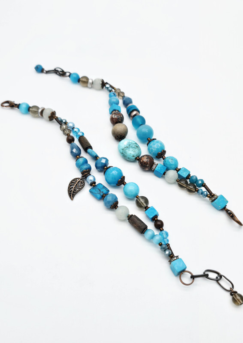 91003677 Браслет Роман с камнем