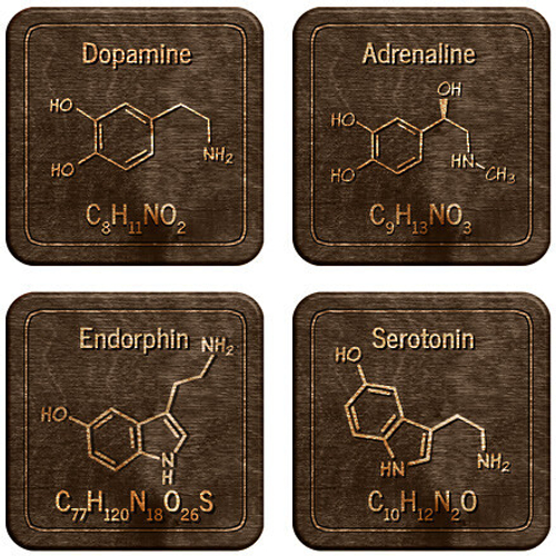 Набор подставок под кружки "Быть счастливым просто"