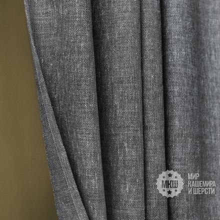 Шторы для зала КАННИ (арт. BL01-275-06) - (140х270)х2 см. - черный