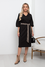 Платье Роберта №5 леопард Valentina