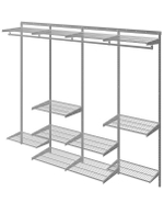 ПРАКТИК Гардеробная система Max G240 графит, 255x45x205 см