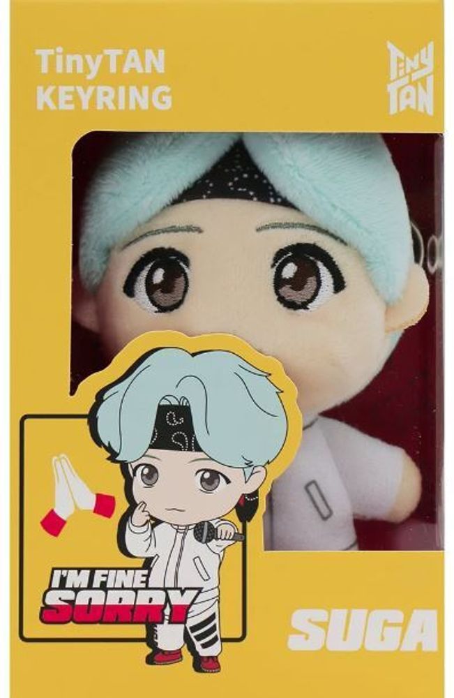 BTS TinyTAN MIC Drop 11.8&quot; Plush Doll SUGA