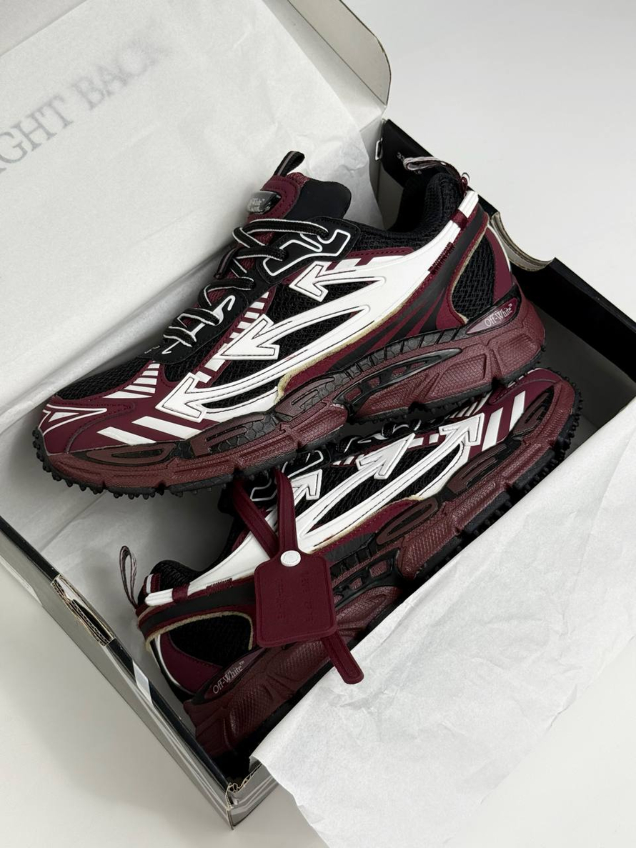 Кроссовки Be Right Back Off-White #B280 (борд.)