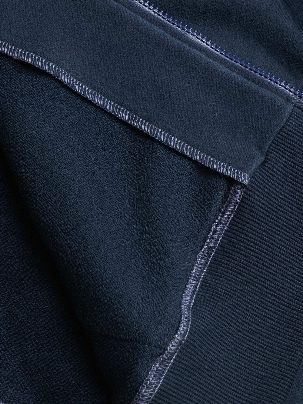 Худи Hardlunch Logo на молнии темно-синий