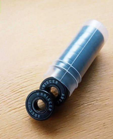 Подшипники Krieger ABEC-11 (8 штук в тубусе), черные