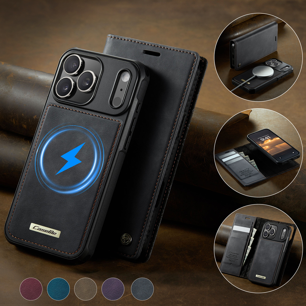 Чехол-кошелек CaseMe 2 in 1 MagSafe iPhone 17 Pro