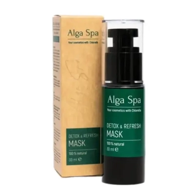 Маска Alga Spa высококонцентрированная ДЕТОКС и ОБНОВЛЕНИЕ с метаболитами «DETOX&REFRESH MASK», 30мл