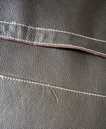 Кожаный тёмно-коричневый фартук БогомолOFF Бык BG00300