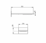 Верхний душ WONZON & WOGHAND WW-HS101-CR хром