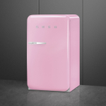 SMEG FAB10RPK5 Отдельностоящий однодверный холодильник, стиль 50-х годов, 54,5 см, розовый, петли справа