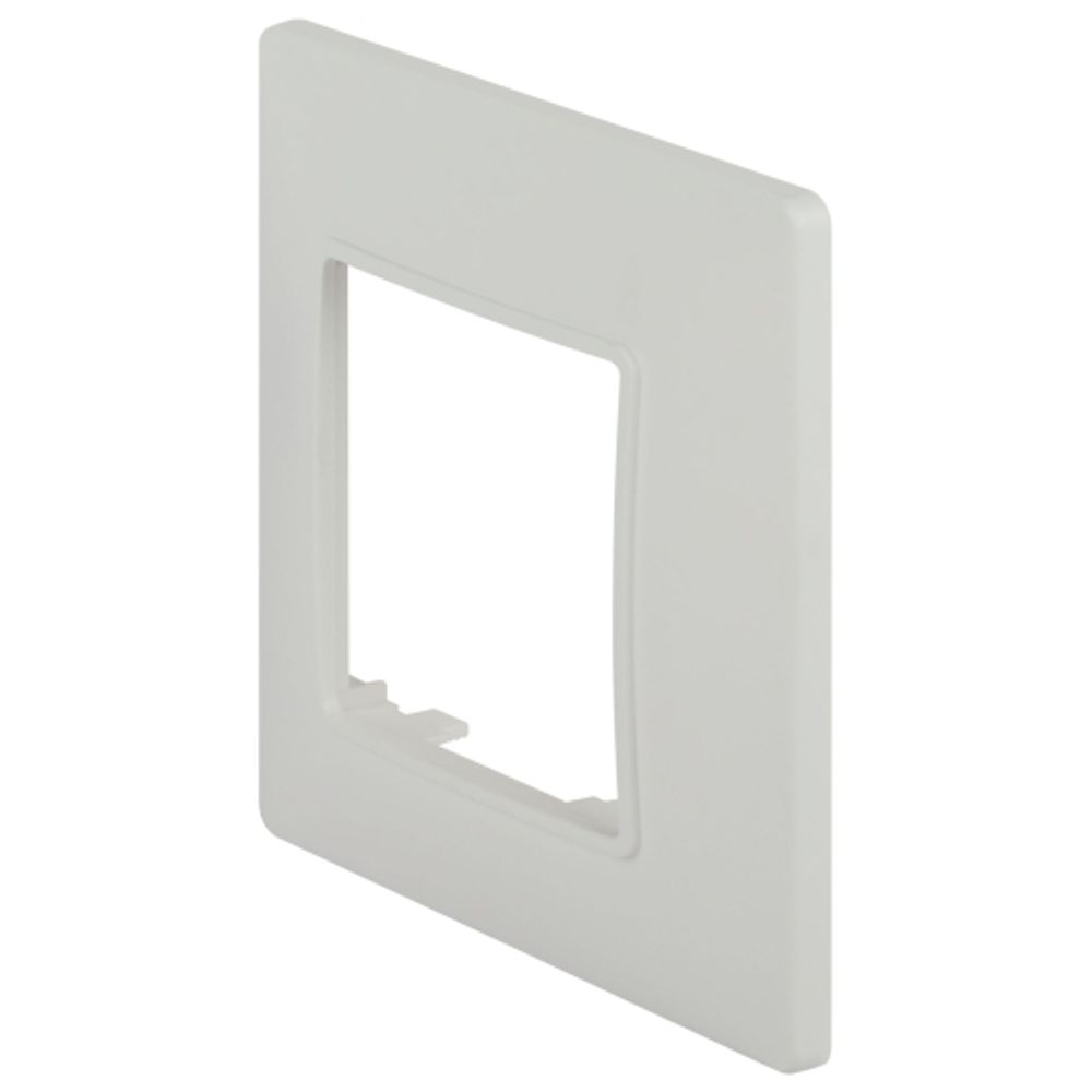 Рамка для розеток и выключателей ЭРА Elegance 14-5001-01М на 1 пост, белый матовый