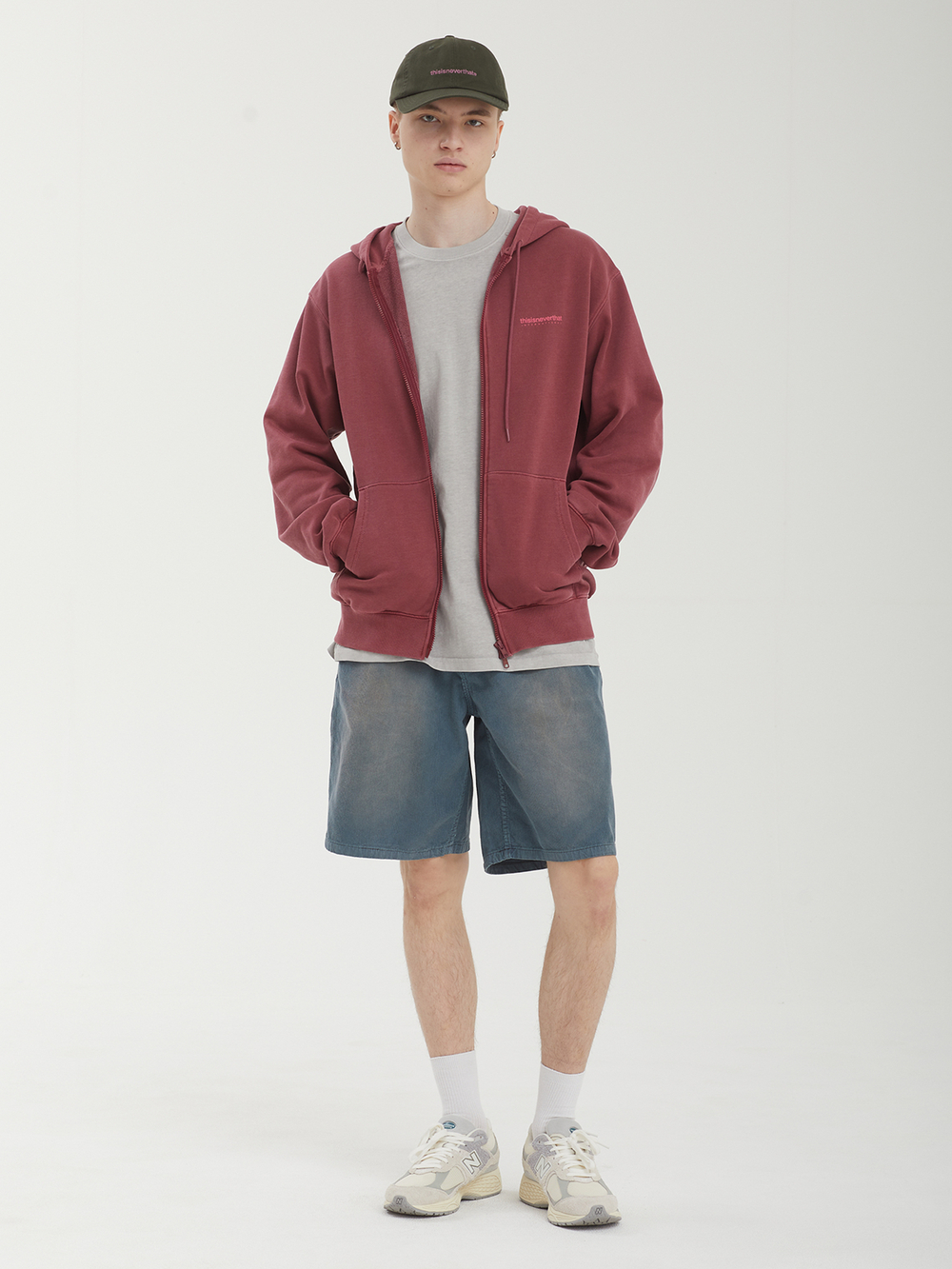 Мужская Толстовка Intl. Logo Zip Up