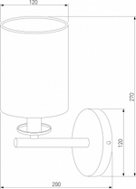 Бра Eurosvet Caprera 60146/1 латунь