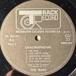 The Who ‎– Quadrophenia 2LP (Франция 1973г.)
