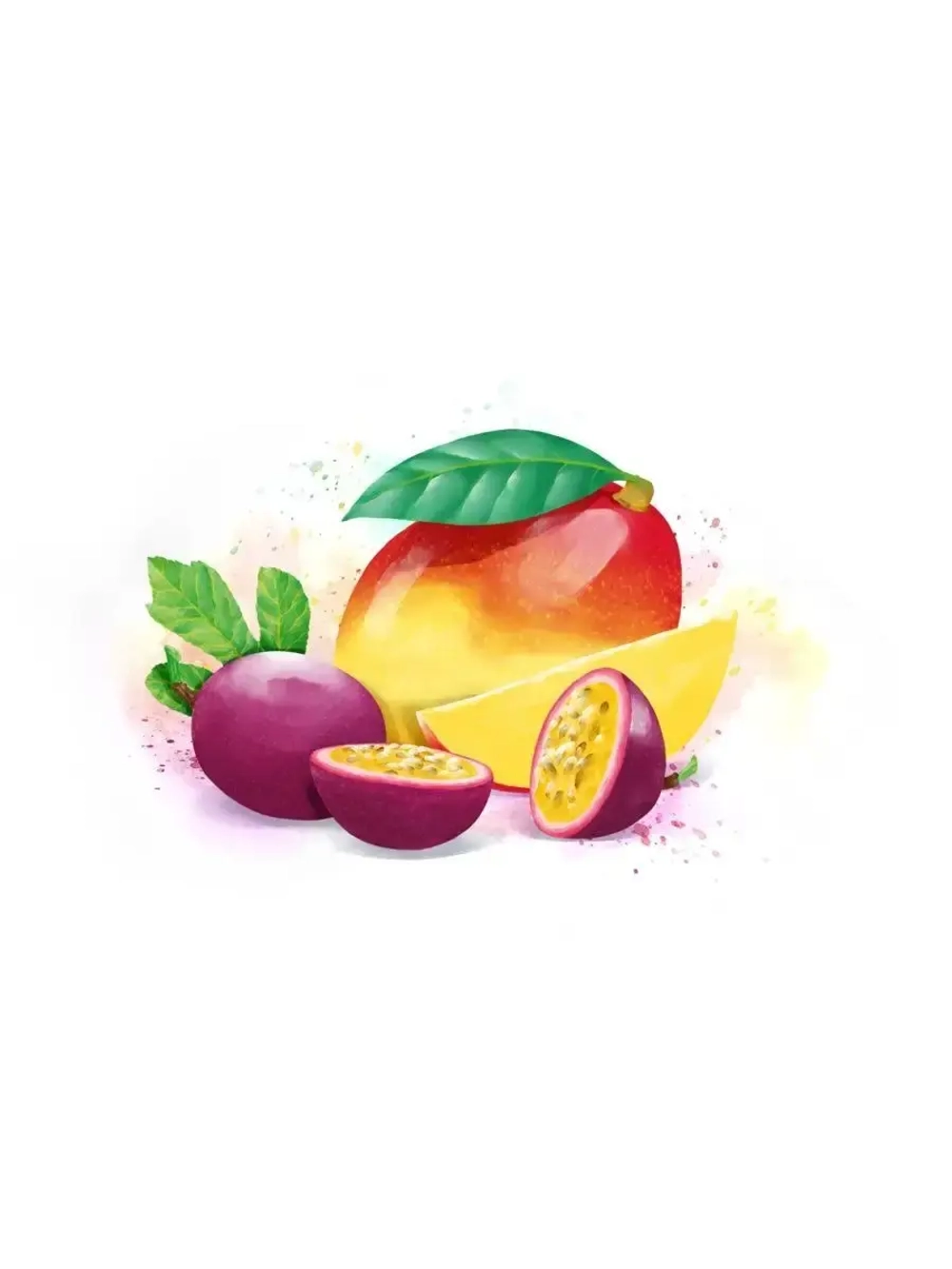 Основа (концентрат) для напитка WATSON SAYS Манго - Маракуйя 1кг, для пуншей, чаёв, лимонадов, коктейлей