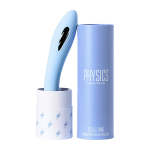 Голубой силиконовый вибратор 21см с электростимуляцией ToyFa Physics Tesla Gpoint 796004