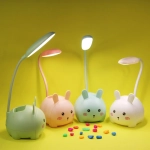 Светильник настольный «Marmalade-Милый зайка» LED 28*9*8см цвет голубой, с подстаканником USB