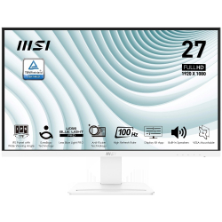 MSI PRO 27" MP273AW белый {IPS 1920x1080 100Hz 5ms 178/178 300cd HDMI DispalyPort 2x3W VESA} [9S6-3PB4CH-097/9S6-3PB4CH-217 ]