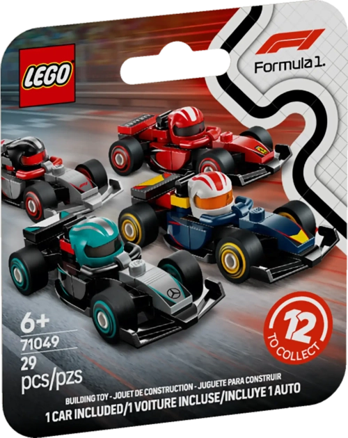 Конструктор LEGO Formula 1 71049 Коллекционные гоночные автомобили Формулы-1 Случайная машинка