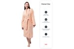 Халат махровый Home One, размер 48, персиковый