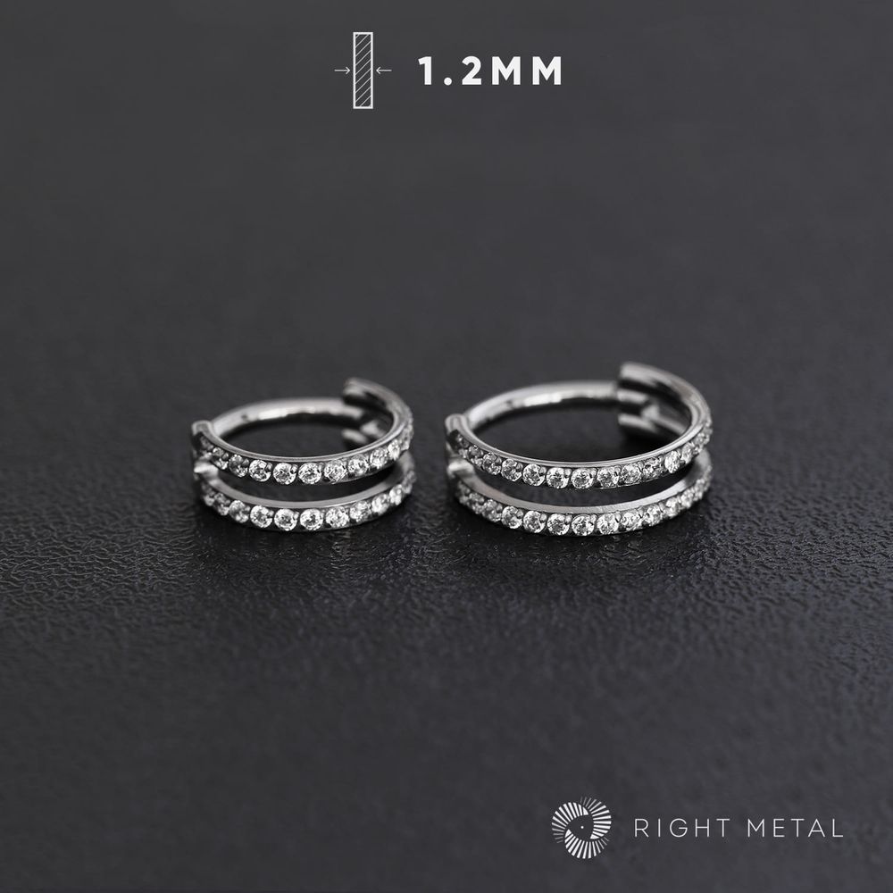Кликер Cuff Double Crystal 1.2мм