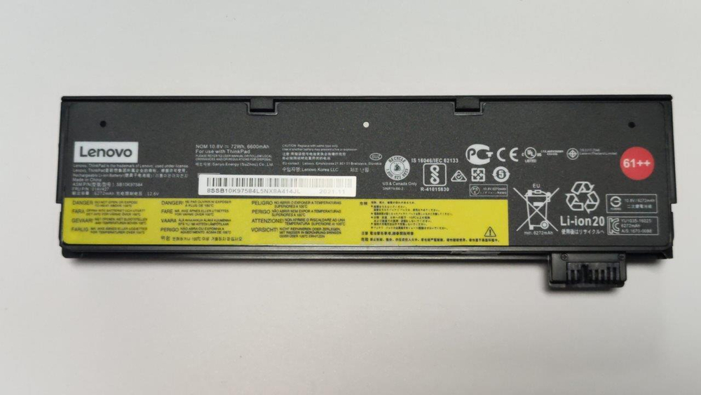 Аккумлятор для Lenovo T480  6600mAh