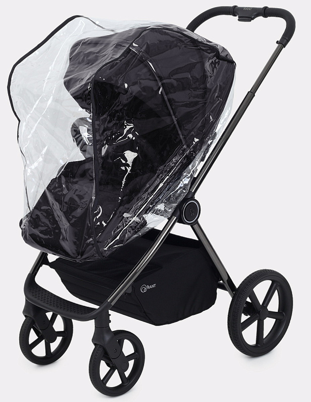 Детская коляска Rant Teo Black Chrome 2 в 1 Black