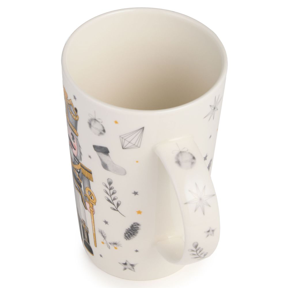 НАБОР ПОДАРОЧНЫЙ LEFARD "ЩЕЛКУНЧИК" (КРУЖКА 385 МЛ В КОМПЛЕКТЕ С ЁЛОЧНОЙ ИГРУШКОЙ)