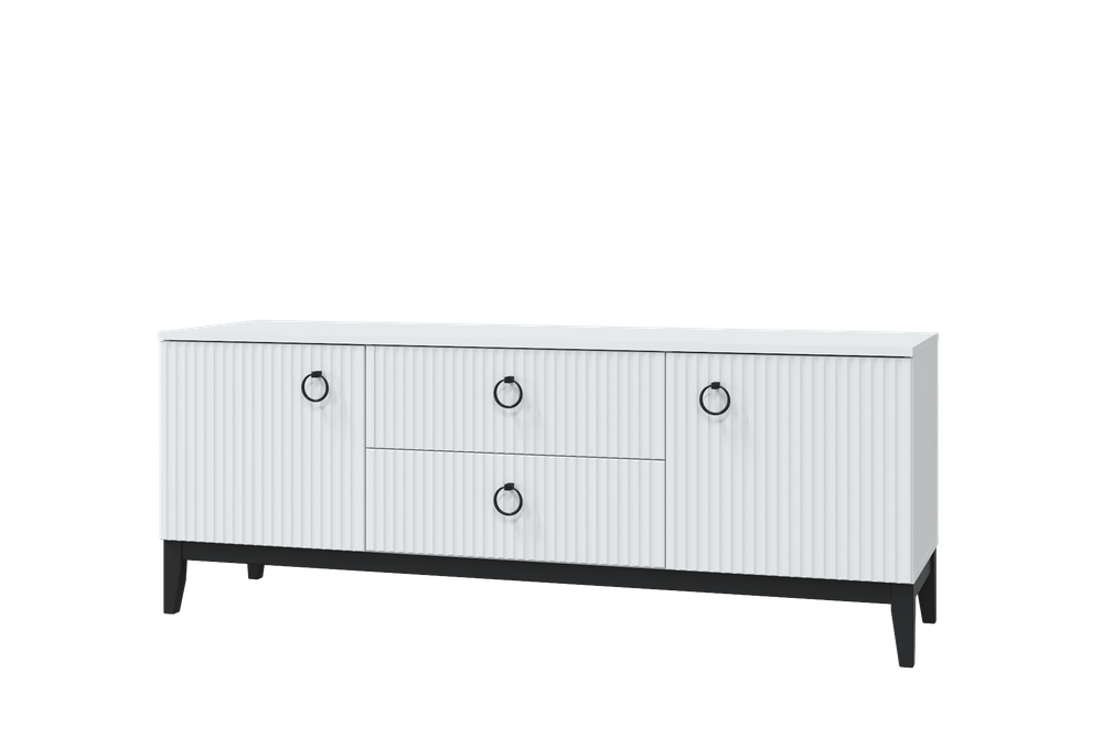 Тумба под ТВ 2 дверки + 2 ящика "Шарлиз" на ножках