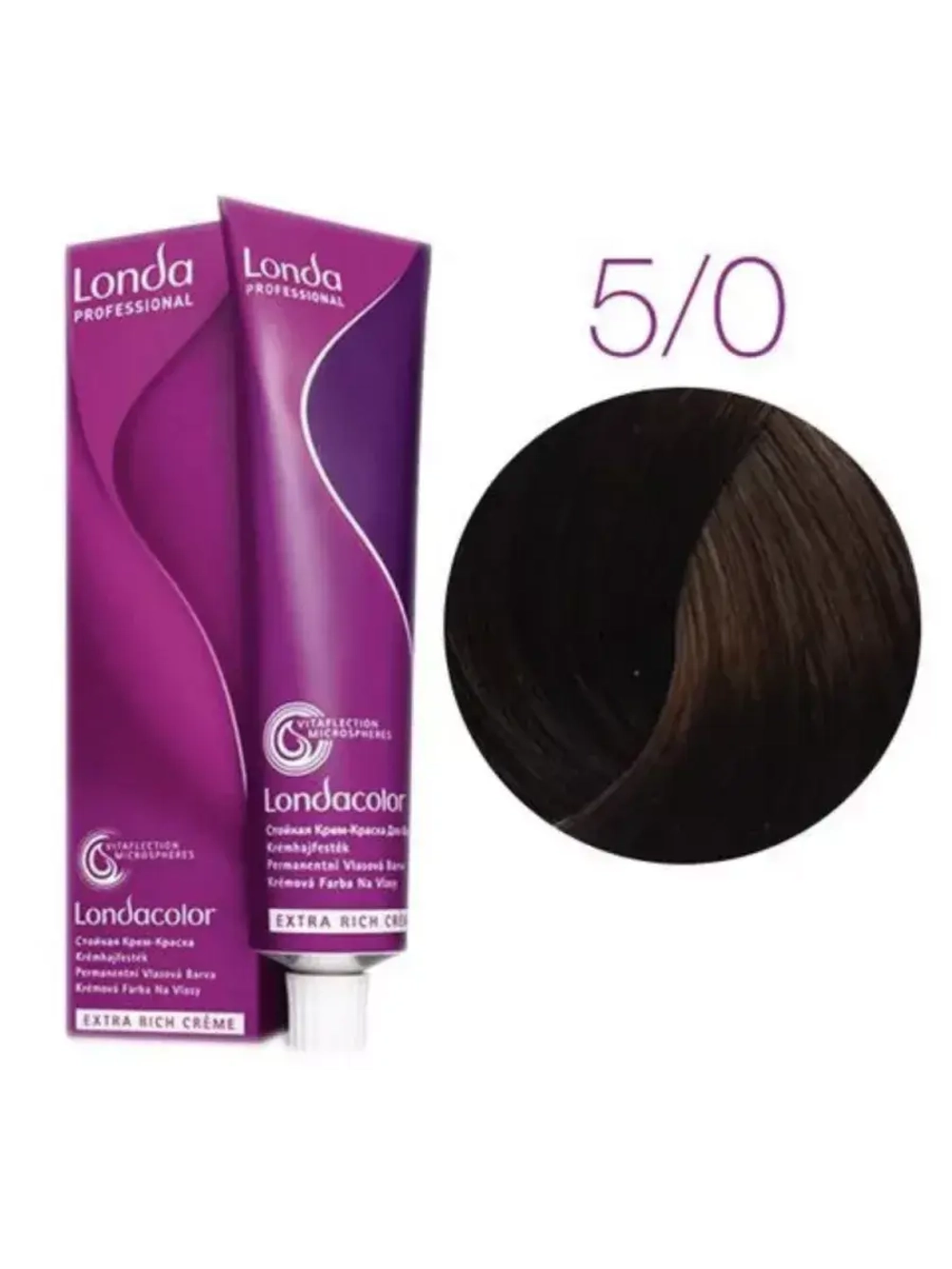 LONDA COLOR Стойкая крем-краска 5/0