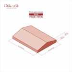 White Hills - Плита 2-х скатная 757-40 (38x50)