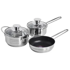 Набор Linea BIMBO vitro 5 предметов: ковш 0.7 л, кастрюля 1 л, сковорода d=14x4 см