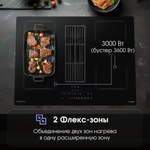 Индукционная варочная панель Zigmund & Shtain CIS 311.75 BX с вытяжкой
