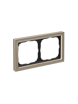 Рамка 2-м ArtGallery Pure органич. стекло шампань SE GAL320502