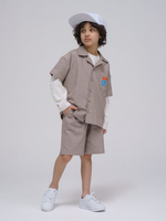 Костюм джинсовый с шортами