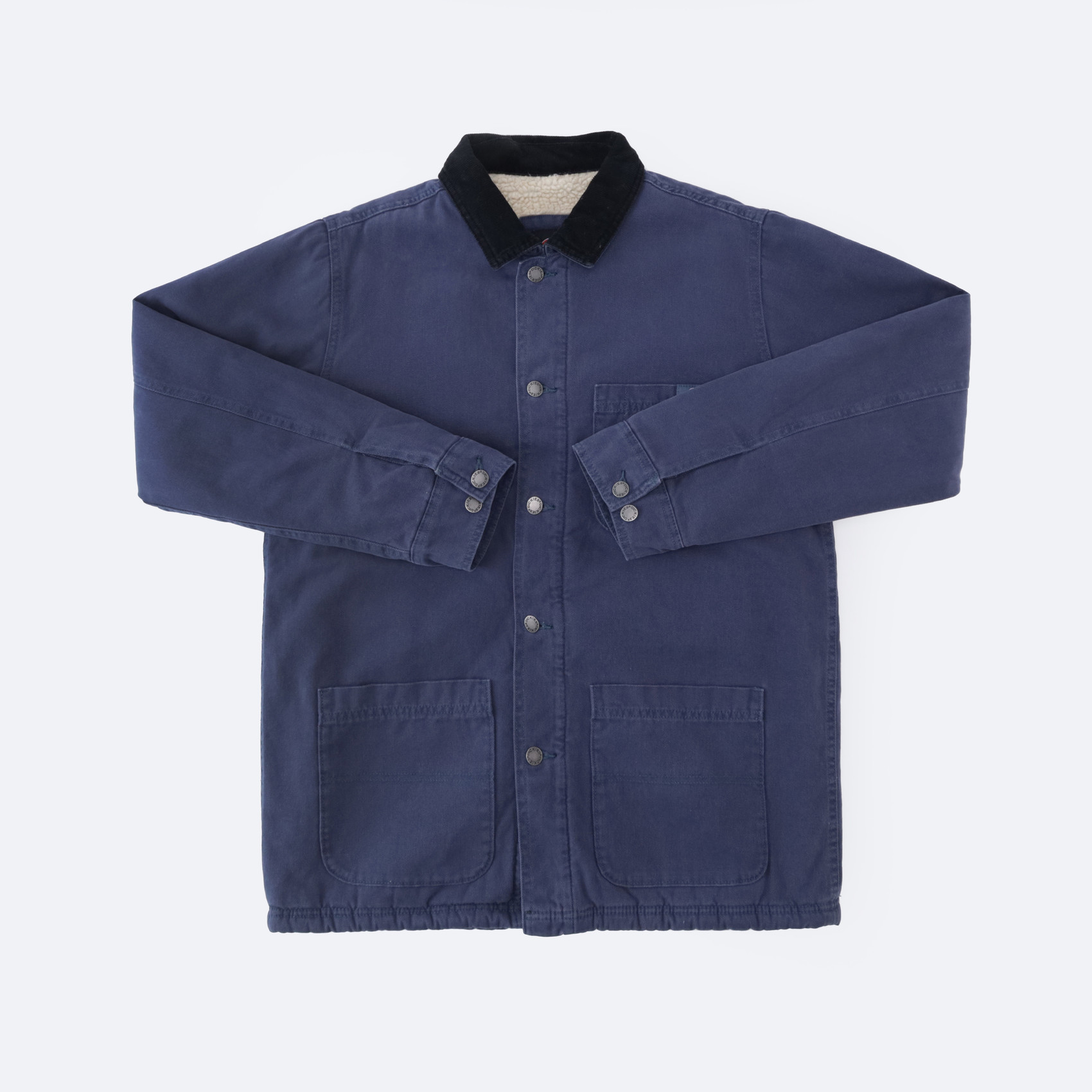 Куртка Dickies Stonewashed Duck Lined Chore Coat (stonewashed navy) артикул: - купить в магазине Дайс